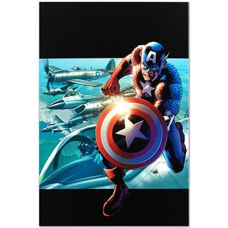Marvel Comics "Captain America: Man Out Of Time #2" Numbered Limited Edition Giclee on Canvas by Bryan Hitch with COA.