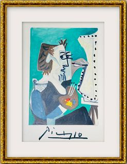 Pablo Picasso- Lithograph on Arches Paper "Le Peintre"