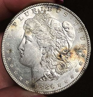 1886 Morgan Silver Dollar MS63 