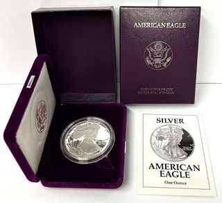 1992-S American Silver Eagle PF69+ OGP 