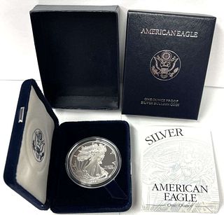 1996-P American Silver Eagle PF69+ OGP 