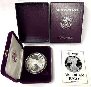 1989-S American Silver Eagle PF69+ OGP 