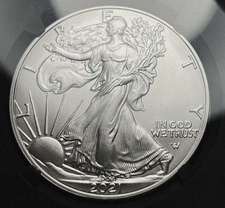 2021(W) American Silver Eagle Type 2  NGC MS70 Early Releases