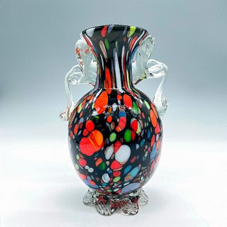Attributed to Murano Maker Art Glass Amphora