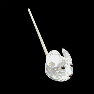 Swarovski Silver Crystal Mini Figurine, Mouse