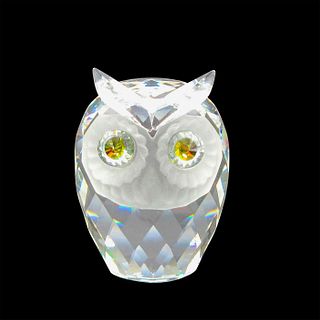 Swarovski Silver Crystal Large Figurine, Owl