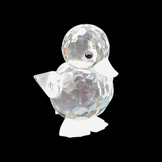 Swarovski Silver Crystal Mini Figurine, Duck Standing