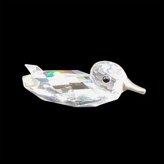 Swarovski Silver Crystal Mini Figurine, Duck