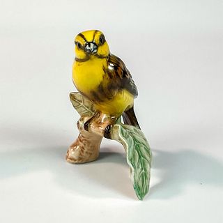 Goebel Porcelain Bird Figurine, Goldammer