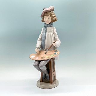 Nao By Lladro Porcelain Figurine, Boy with Palette 2000295
