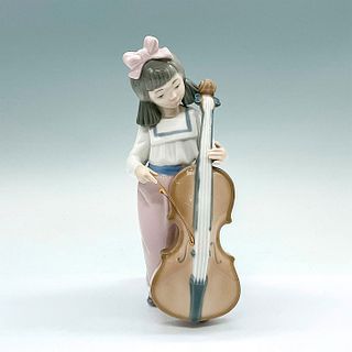 Nao By Lladro Porcelain Figurine, Girl with Cello 2001035