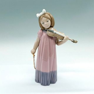 Nao By Lladro Porcelain Figurine, Girl with Violin 2001034