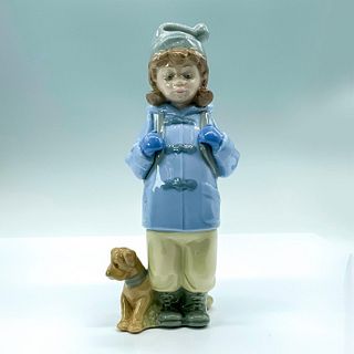 Traveling Girl 2001038 - Nao by Lladro Porcelain Figurine