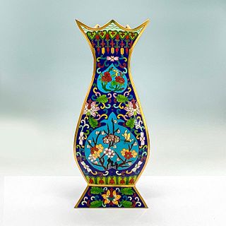 Vintage Chinese Cloisonne Enamel Vase