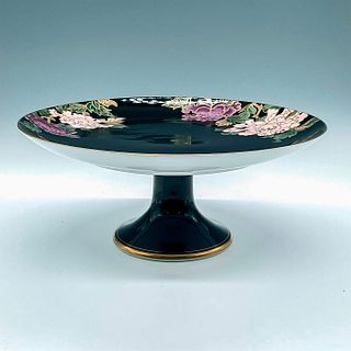 Fitz and Floyd, Cloisonne Peony Compote / Pedestal Stand
