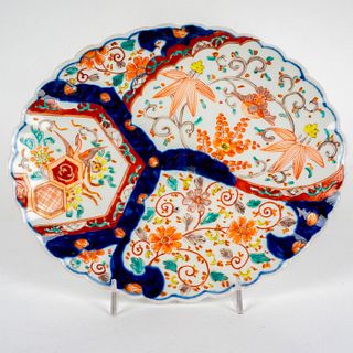 Vintage Imari Porcelain Hand Painted Plate