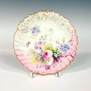 Limoges Porcelain Floral Plate