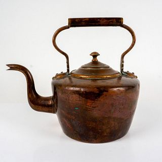 Antique Maple and Co. Large Copper Kettle