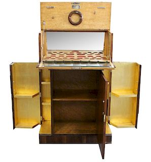 Cartier Gifted Art Deco Cocktail Cabinet