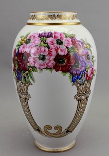 Early 20th C German Lorenz Hutschenreuther Vase