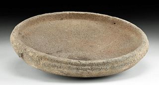 Cypriot Late Bronze Age Basalt Dish / Mortar