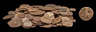 100 Ancient Roman, Byzantine, & Indian Copper Coins