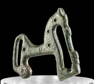 Ancient Iberian / Celtic Bronze Horse Fibula