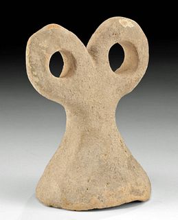 Ancient Tell Brak Pottery Eye Idol