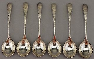(6) Apex Sterling Silver Spoons