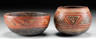 Two Costa Rican Pottery Bowls