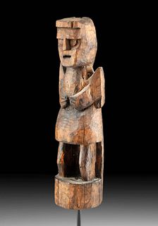 Rare / Early Panamanian Kuna Wood Figure, Nuchu