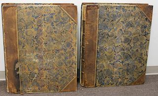 (2) Elephant Folio Shakespeare Engraving Books
