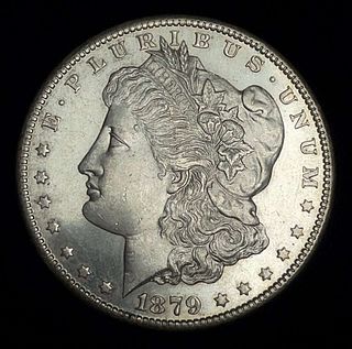 1879-S Morgan Silver Dollar MS64+