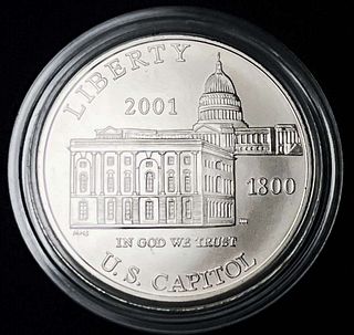 2001-P United States Capital Silver Dollar