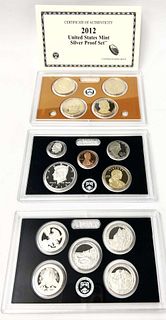 2012-S United States Mint Silver Proof Set (14-Coins) 