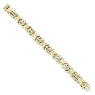Vintage Diamond Gold Bracelet