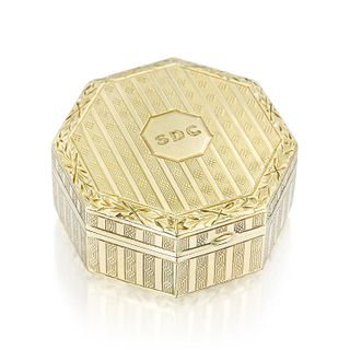 Tiffany & Co. Pill Box Gold Pendant