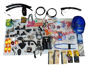 Assorted Bicycle Accessories And Extras STELLA AZZURRA, FIZIK, DEDA ELEMENTI, ALE