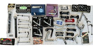 Vintage and New Old Stock Handlebar Stems, Quick Release Skewers HATTA, CAMPAGNOLO, CINELLI, ROSSIN, DEDA ELEMENTI, BONTRAGER