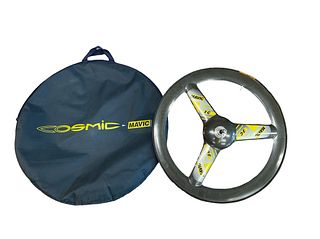 MAVIC 3G Tri Spoke Carbon Front Bicycle Wheel With Wheel Bag