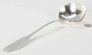 J. Campbell Southern Coin Silver Soup Ladle, NC or TN