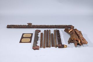 Large Group of Various Japanese Wood Architectural Elements