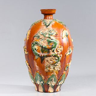 Chinese Ceramic Tang Dynasty Style Vase
