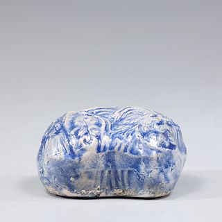 Chinese Cermaic Blue Glaze Water Dropper