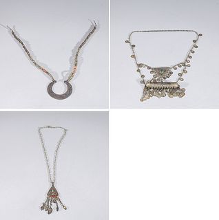 Three Metal Necklaces