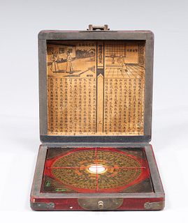 Antique Chinese Three-in-One Compass