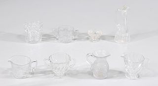 Group of Eight Vintage Glass