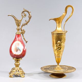 Group of Two Antique Decorative Ewers