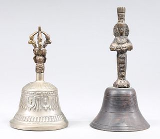 Group of Two Antique Metal Bells