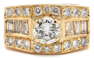 Ladies 18K Gold & Diamond Ring, 2.64 TCW